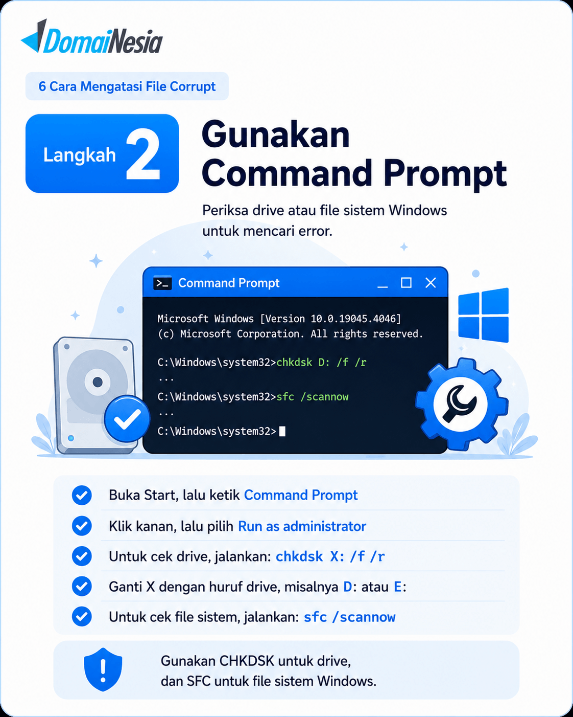 6 Cara Mengatasi File Corrupt dengan Mudah dan Aman 3 cara mengatasi file corrupt