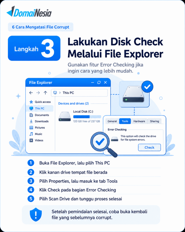 Check File Corruption Cara Mengatasi File Corrupt dengan Mudah dan Aman
