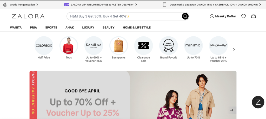 4 Contoh Website ECommerce yang Menginspirasi! 3
