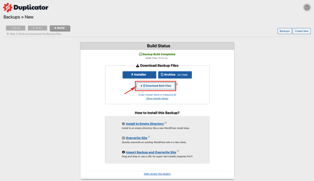 Cara Cloning Website WordPress