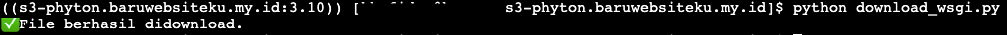 Object Storage dengan Python