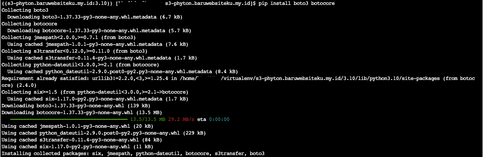Object Storage dengan Python