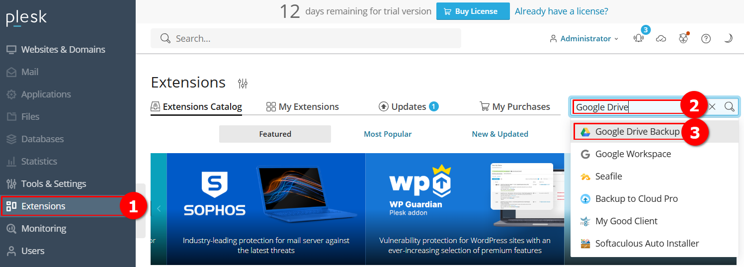 Cara Backup Ke Google Drive, Dropbox, OneDrive Di Plesk