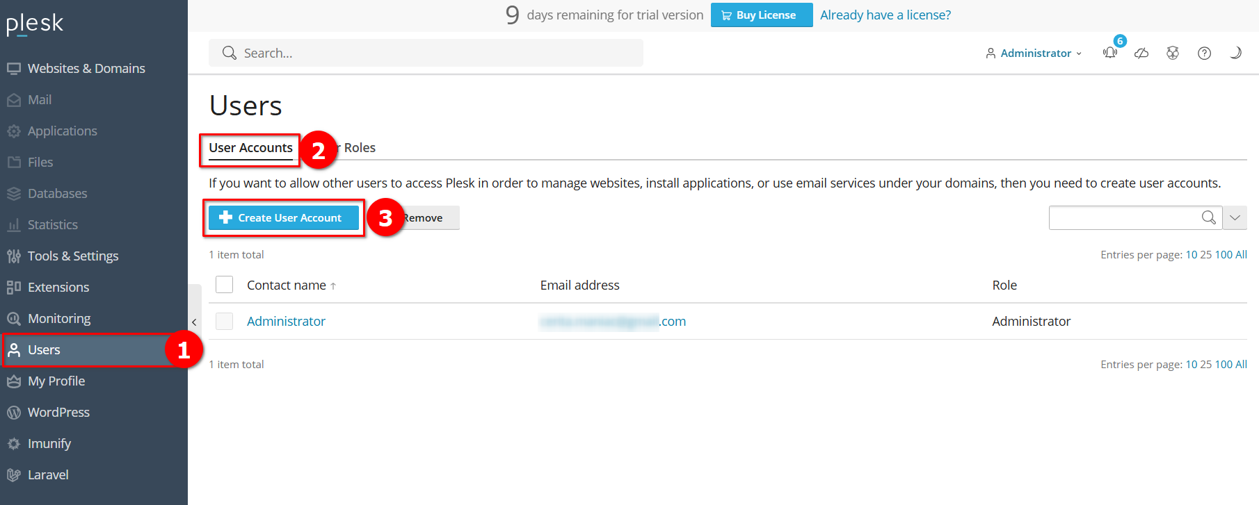 Cara Menambah User Account Plesk Panel di Cloud VPS