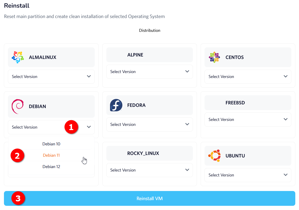 Cara Rebuild atau Install Ulang OS VPS di MyDomaiNesia