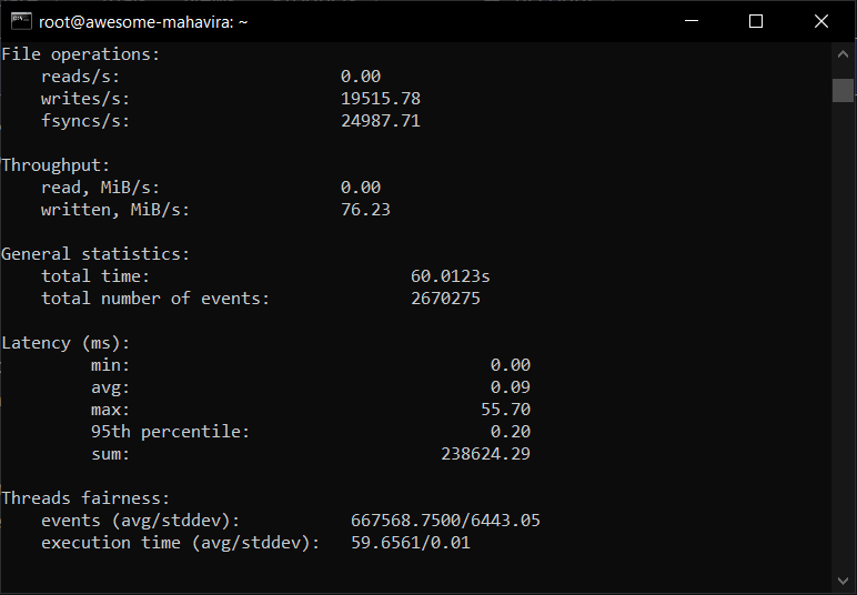 Cara Cek Performa Server Cloud VPS Linux Dengan Sysbench