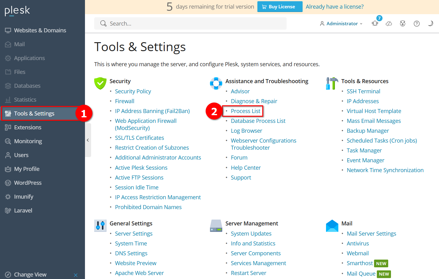 Cara Diagnosis Dan Perbaikan Sistem Plesk Otomatis di VPS