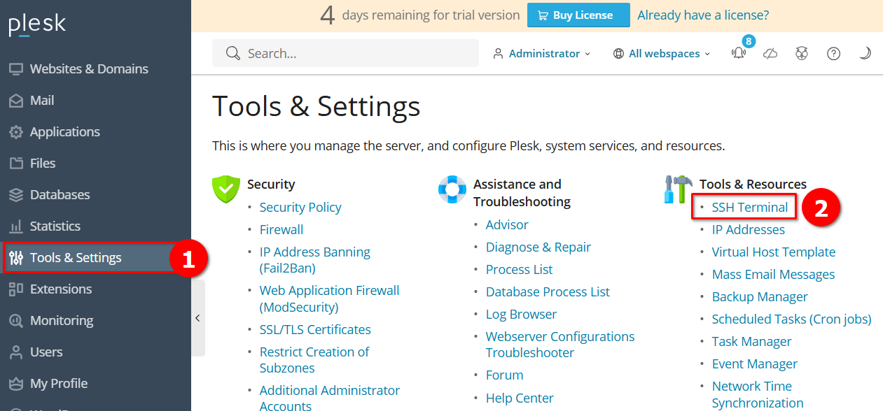 Cara Install SSL/HTTPS ZeroSSL di Hostname Plesk Pada VPS