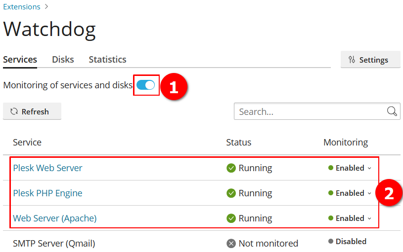 Cara Install Watchdog Plesk Untuk Monitor Servis & Teknis