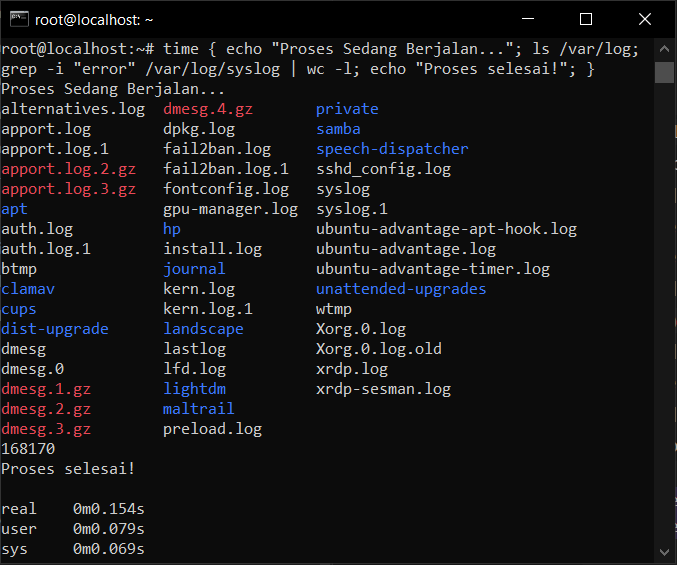 Cara Lihat Durasi Eksekusi Dengan Perintah time di VPS Linux