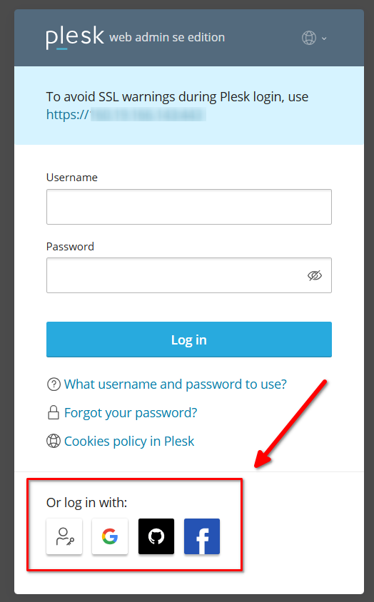 Cara Login Plesk Panel Lewat Akun Sosial Media di VPS