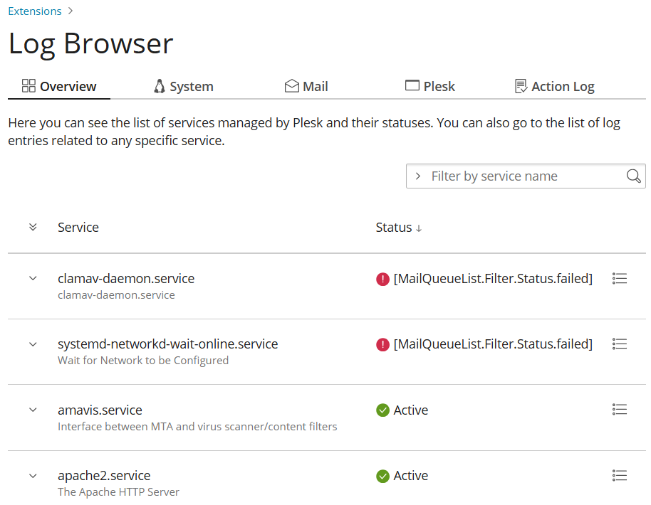 Cara Melihat Seluruh Log Aktivitas Server di Plesk Panel
