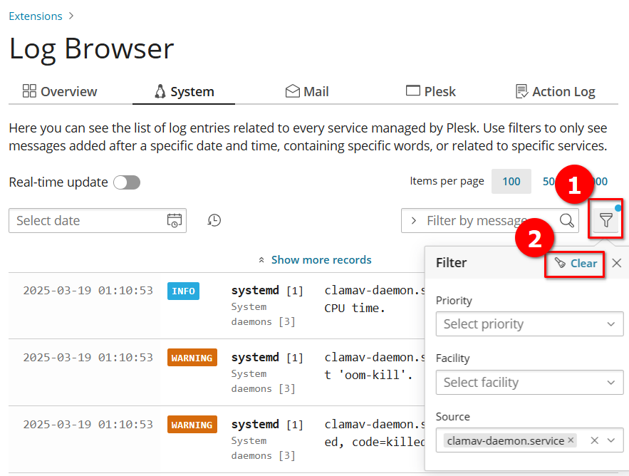 Cara Melihat Seluruh Log Aktivitas Server di Plesk Panel