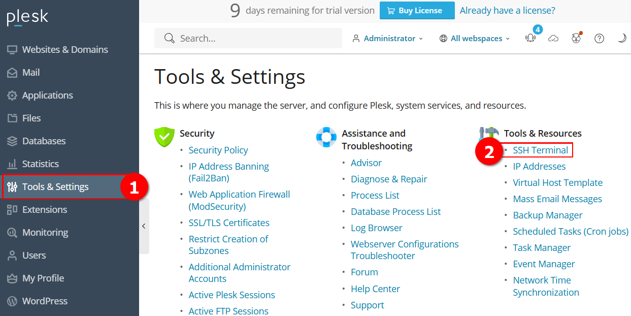 Cara Mengirim Permintaan Remote REST API Plesk Panel