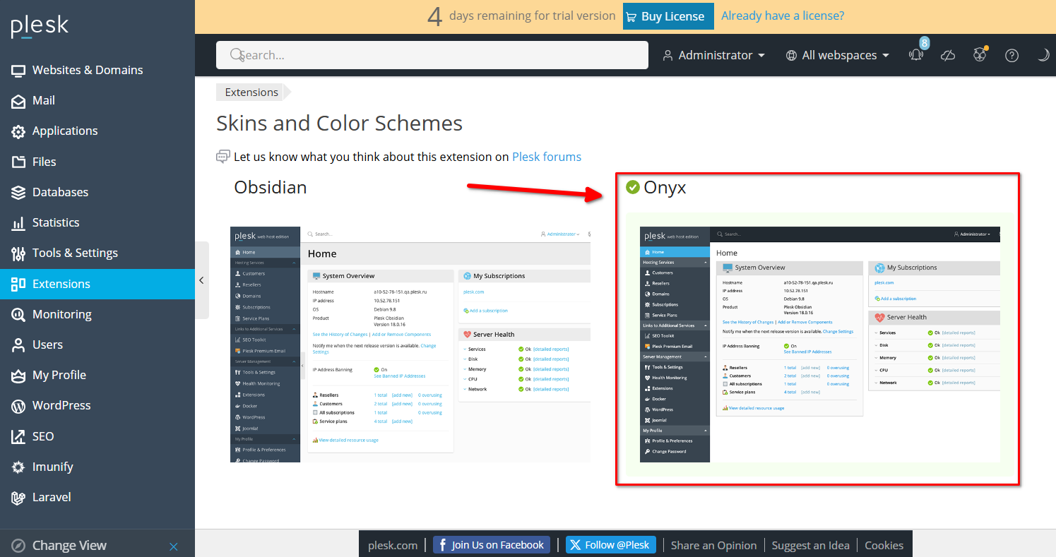Cara Mengubah Tampilan Dashboard Plesk di Cloud VPS