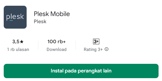 Cek Server Dengan HP Pada Plesk Panel Dengan Plesk Mobile