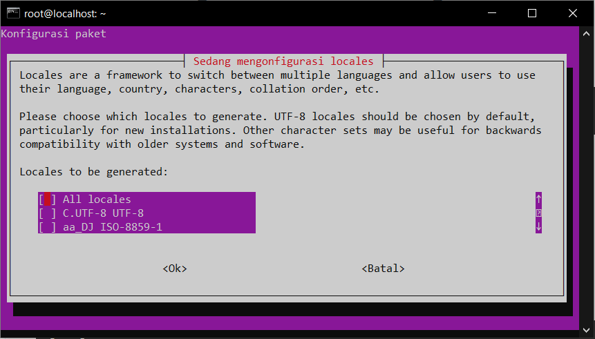 Cara Mengubah Lokalisasi Sistem Bahasa Utama di VPS Ubuntu 2