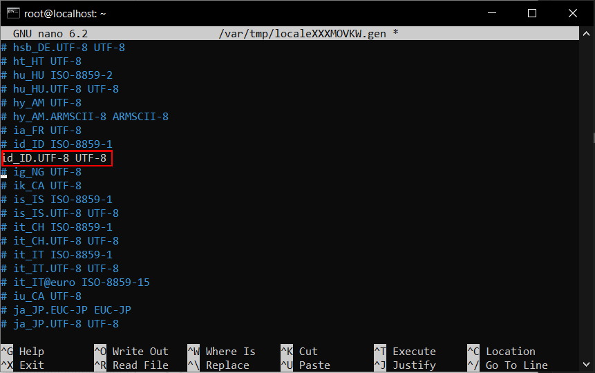 Cara Mengubah Lokalisasi Sistem Bahasa Utama di VPS Ubuntu 4