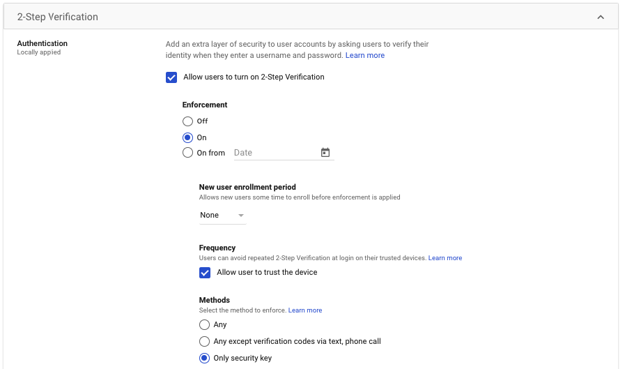 Cara setting Google Workspace