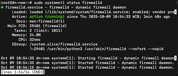 Instalasi Firewalld