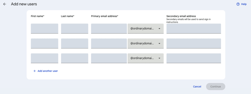 Cara setting Google Workspace