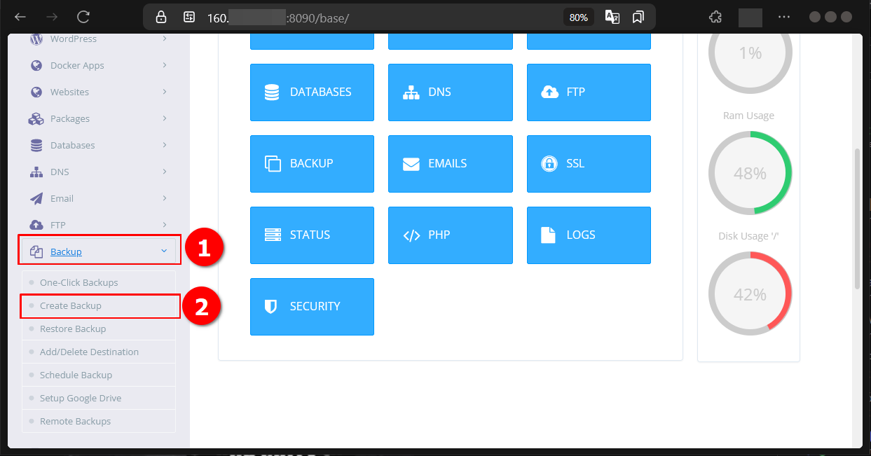 Cara Backup Dan Restore Web di CyberPanel Pada Cloud VPS