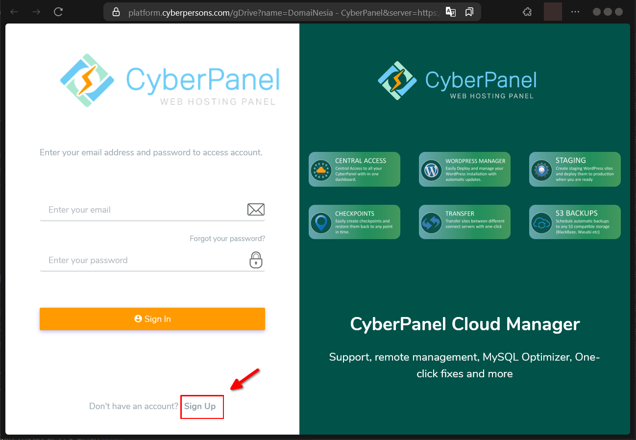 Cara Backup Dengan Google Drive di CyberPanel Pada VPS