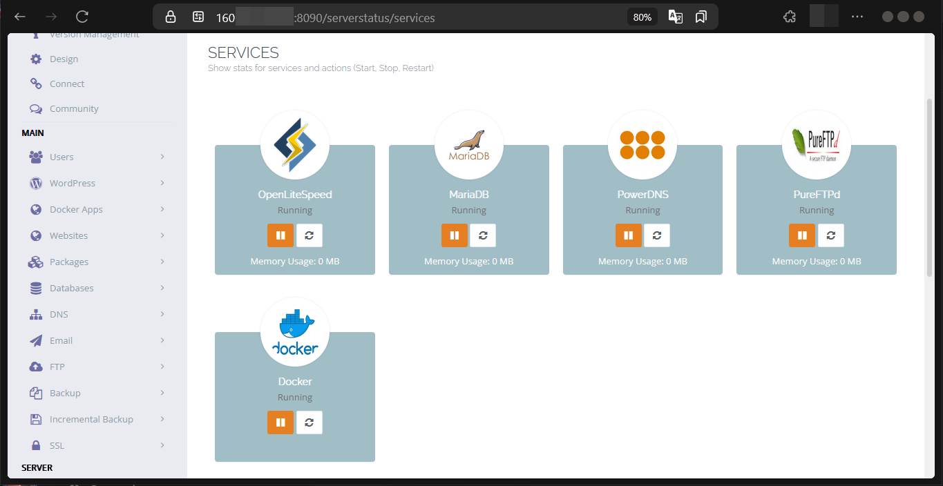 Cara Cek Layanan dan Proses di CyberPanel Pada Cloud VPS