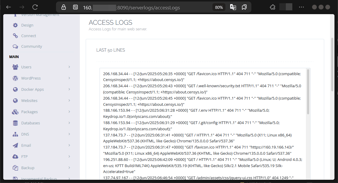 Cara Cek Semua Log Aktivitas di CyberPanel Pada Cloud VPS