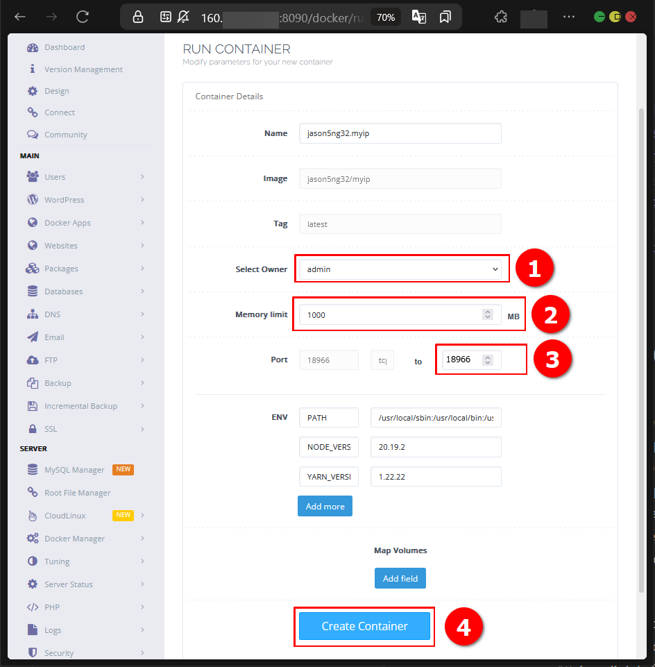 Cara Install Docker Container di CyberPanel Pada Cloud VPS