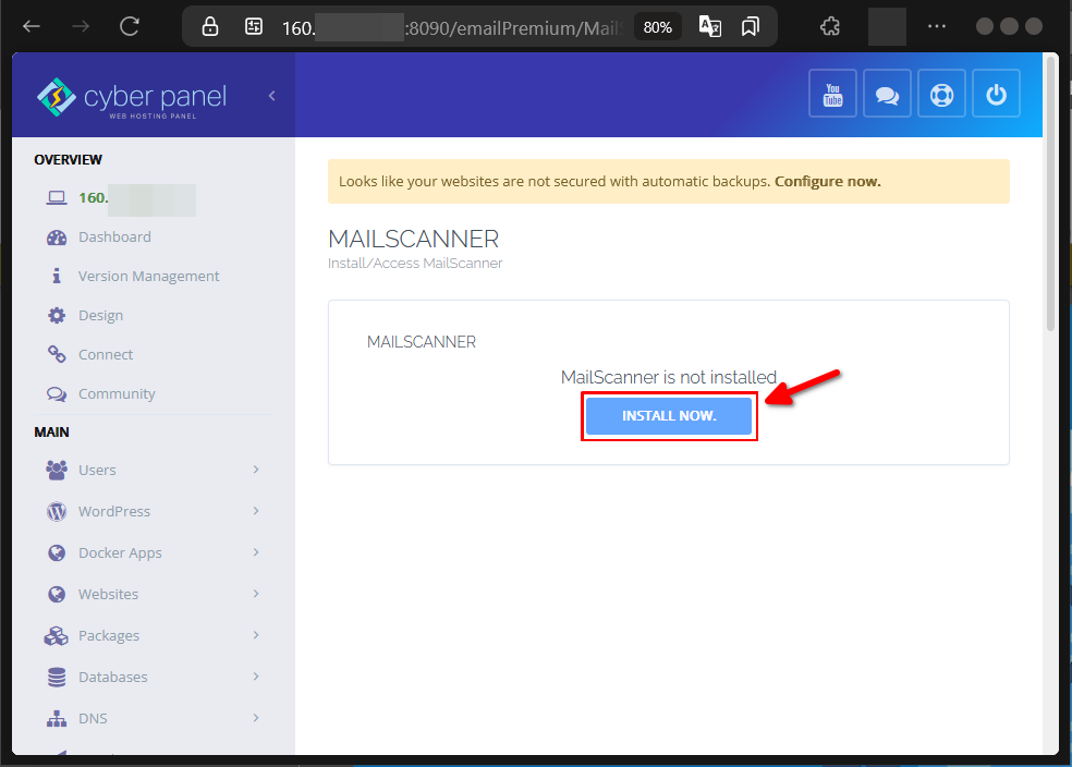 Cara Install MailScanner di CyberPanel Untuk Monitor Email