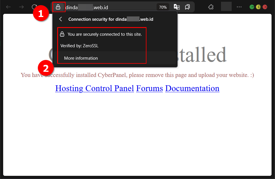 Cara Install ZeroSSL di CyberPanel Untuk Alternatif SSL