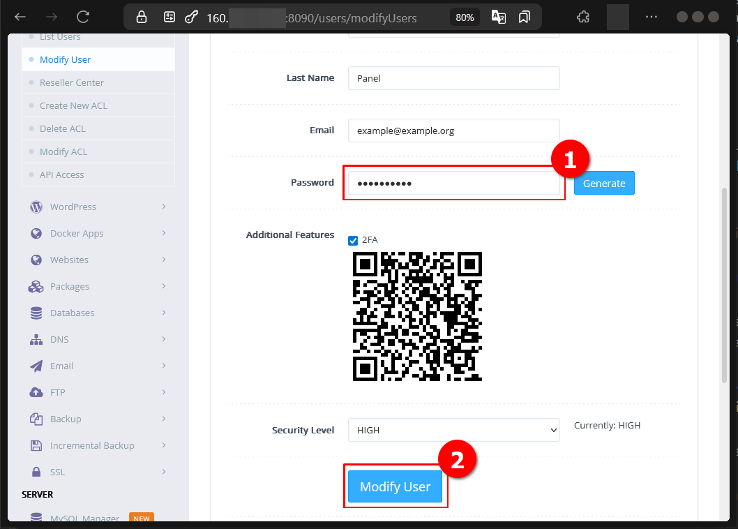 Cara Menambah Keamanan 2FA Akun CyberPanel di Cloud VPS
