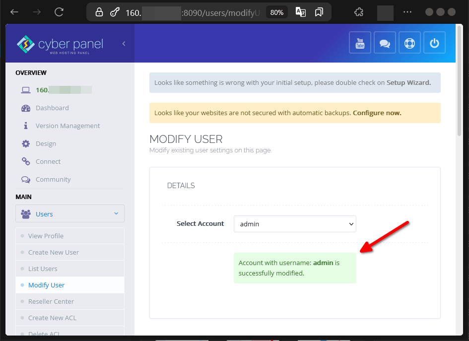 Cara Menambah Keamanan 2FA Akun CyberPanel di Cloud VPS