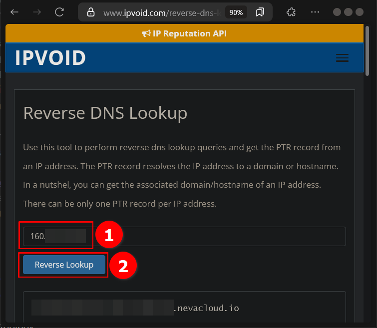 Cara Lihat Domain atau Hostname PTR Pada VPS di Terminal