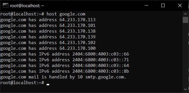 Cara Lihat DNS Dengan Perintah Dig Dan Host di VPS Linux