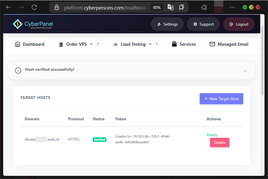 Cara Load Testing Web di CyberPanel Untuk Uji Performa