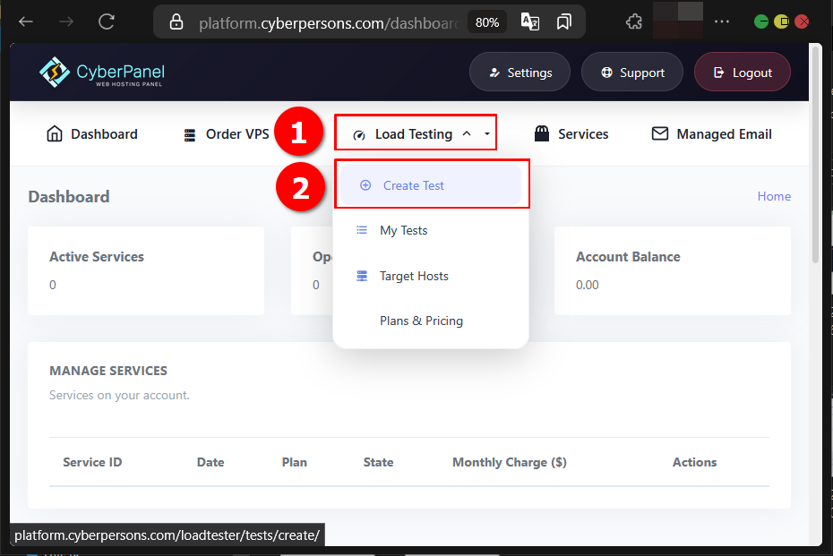 Cara Load Testing Web di CyberPanel Untuk Uji Performa