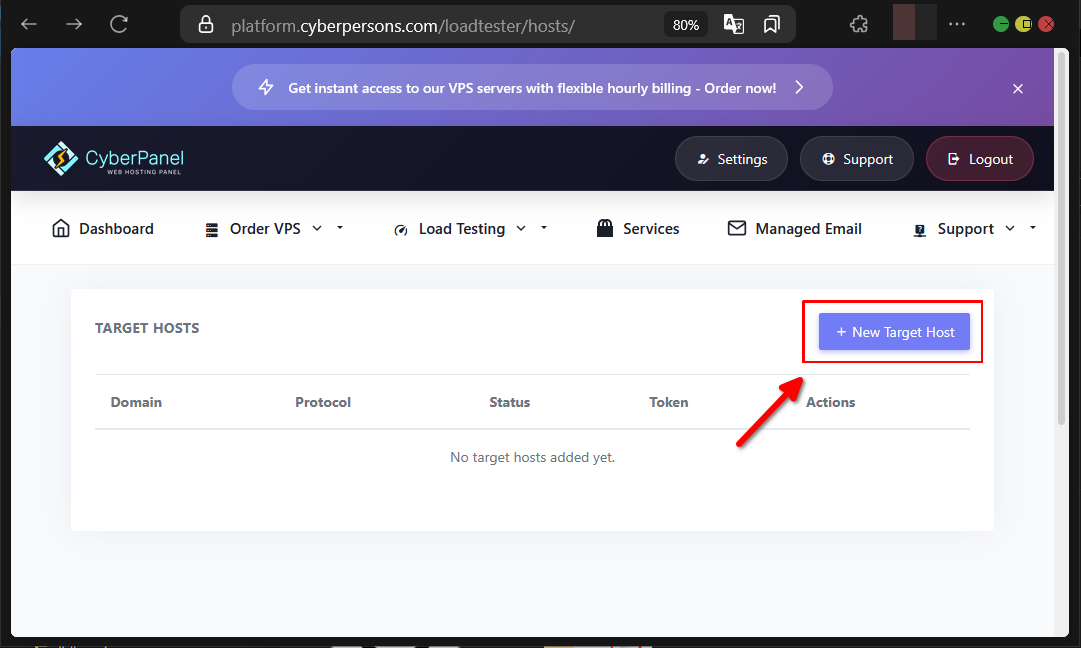 Cara Load Testing Web di CyberPanel Untuk Uji Performa