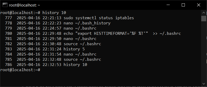 Cara Melihat Riwayat Eksekusi Perintah Di VPS Linux