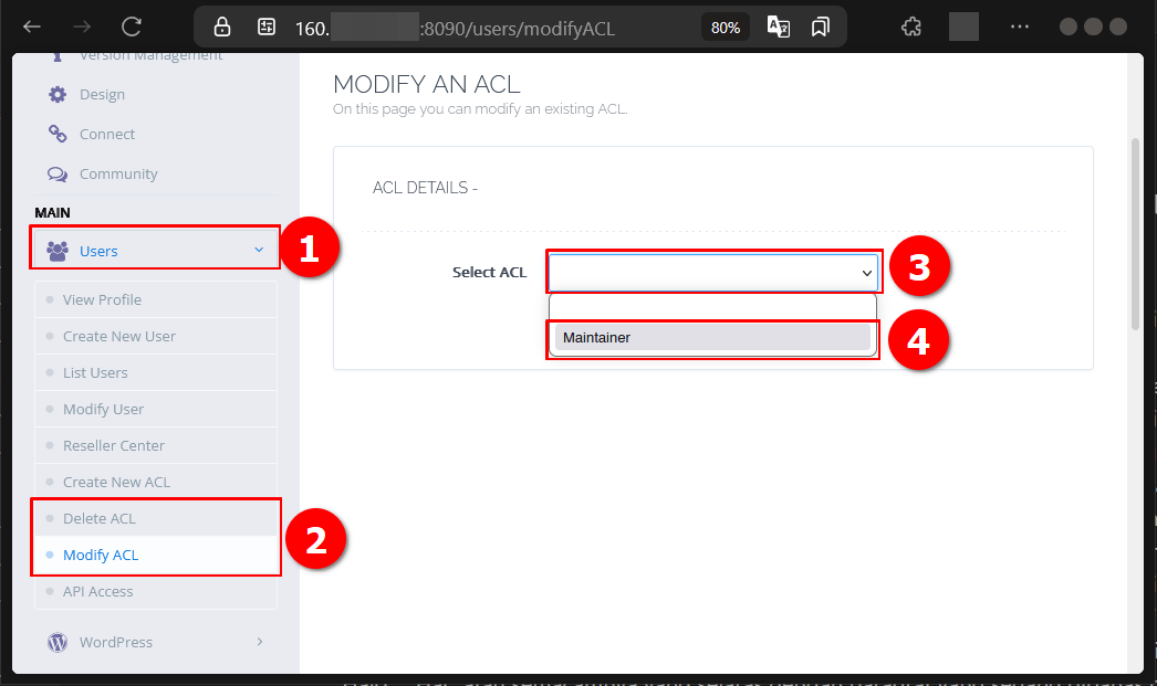 Cara Menambah ACL di CyberPanel Pada CLoud VPS