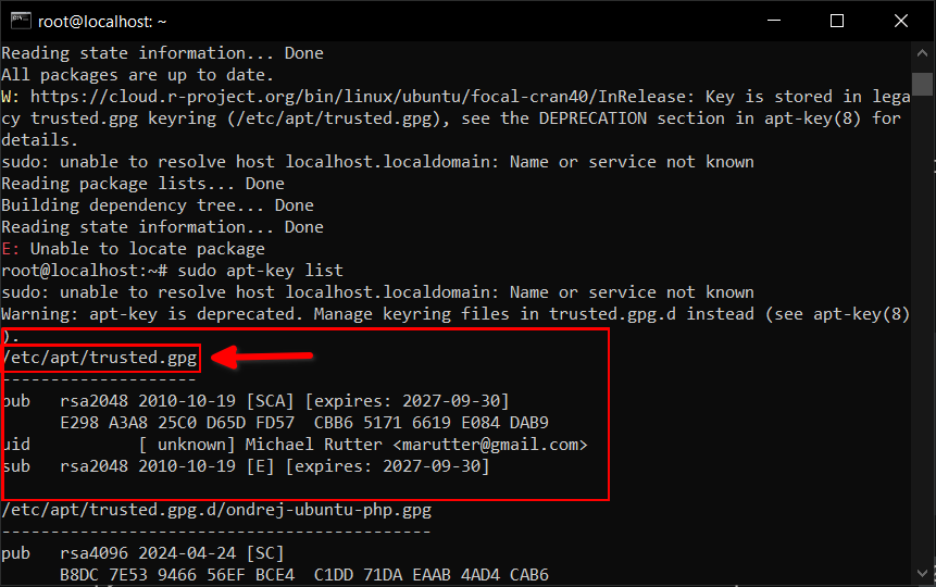 Cara Mengatasi Eror Depreciation apt-key di VPS Linux