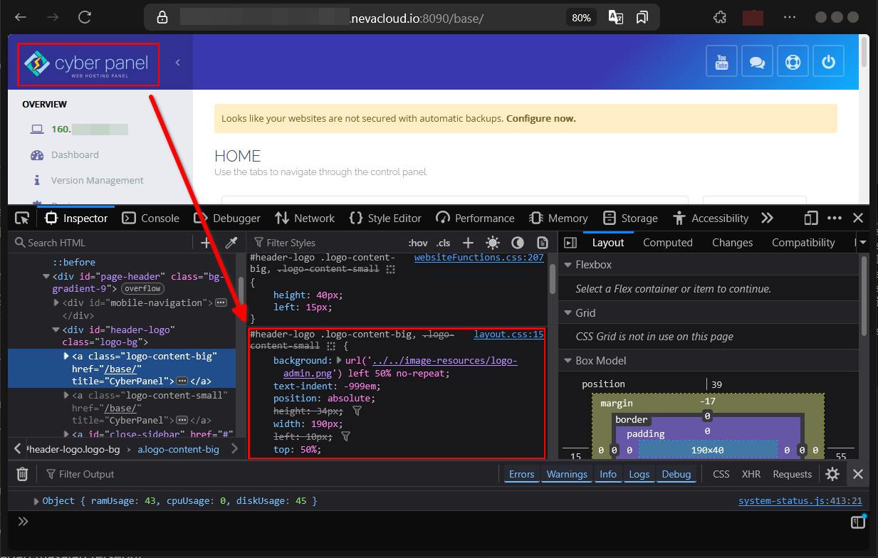 Cara Mengubah Desain Dashboard CyberPanel di Cloud VPS
