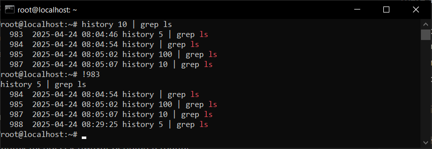 Cara Pakai Fitur Shortcut/Pintasan History di VPS Linux