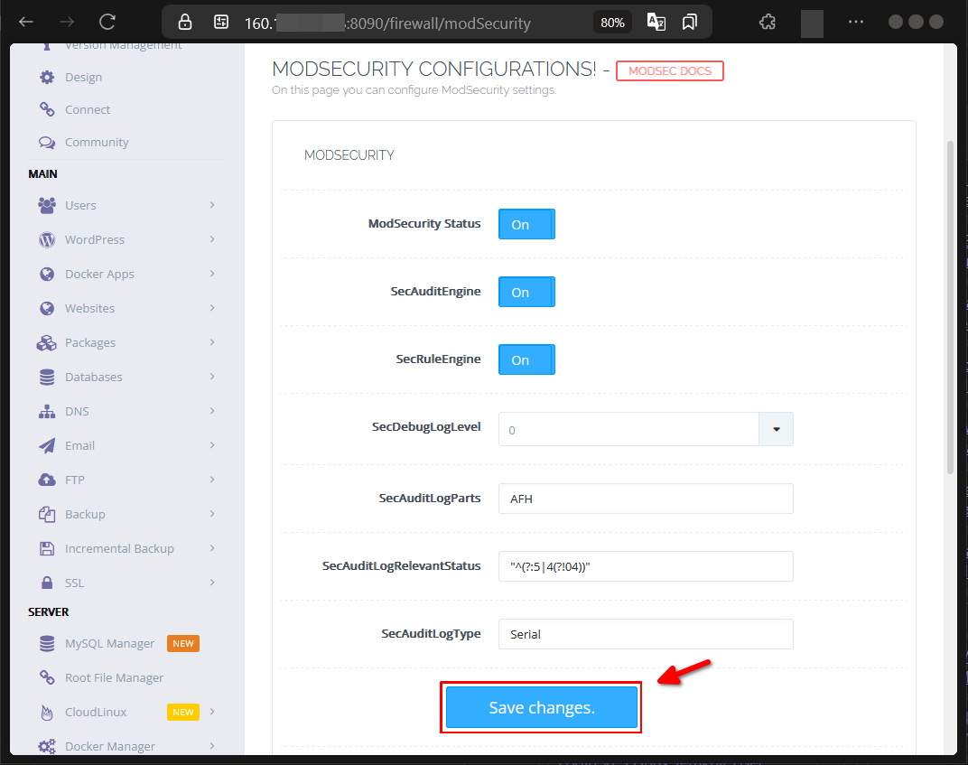 Cara Pakai ModSecurity di CyberPanel Untuk Halau Cyberattack