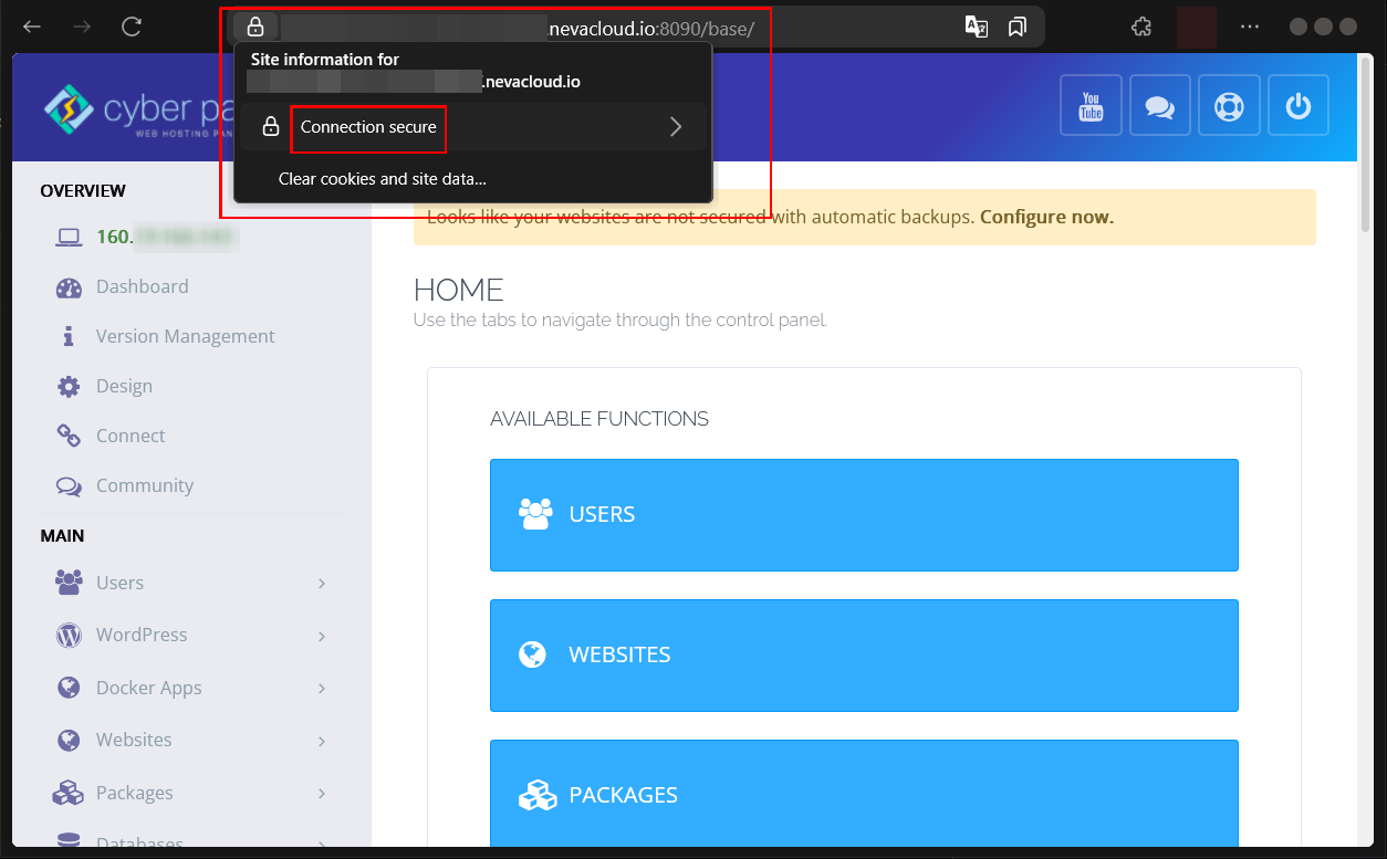 Cara Set-up Wizard di CyberPanel Untuk Konfigurasi Awal