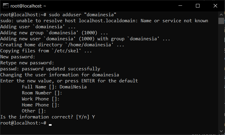 Cara Menambah, Ganti Sandi, Dan Hapus User Di VPS Ubuntu