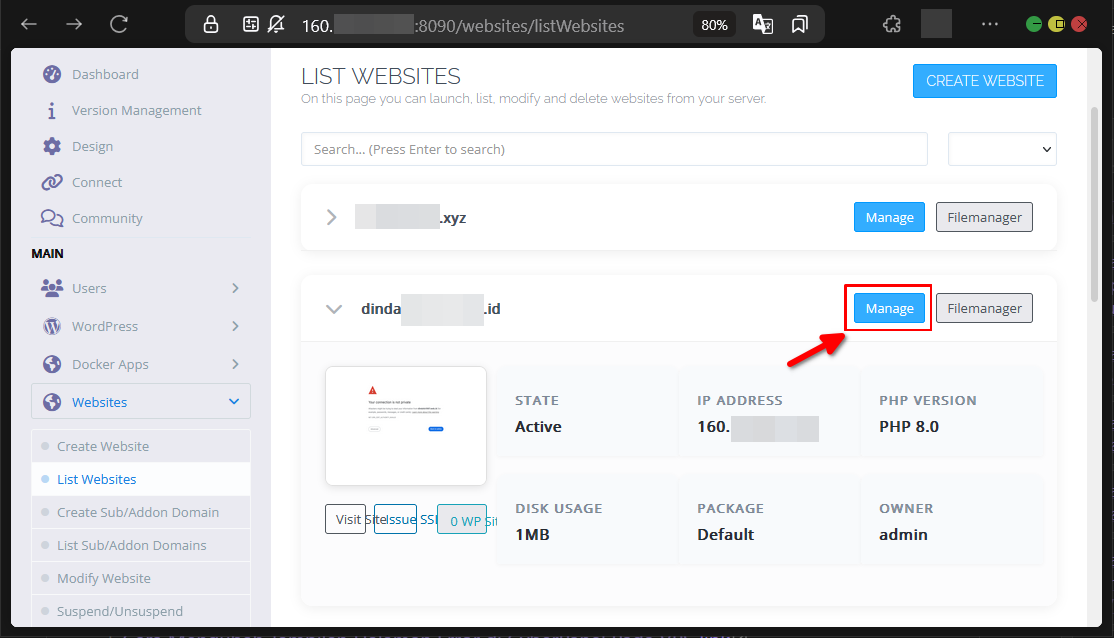 Cara Ubah Tampilan Halaman Eror Web di CyberPanel