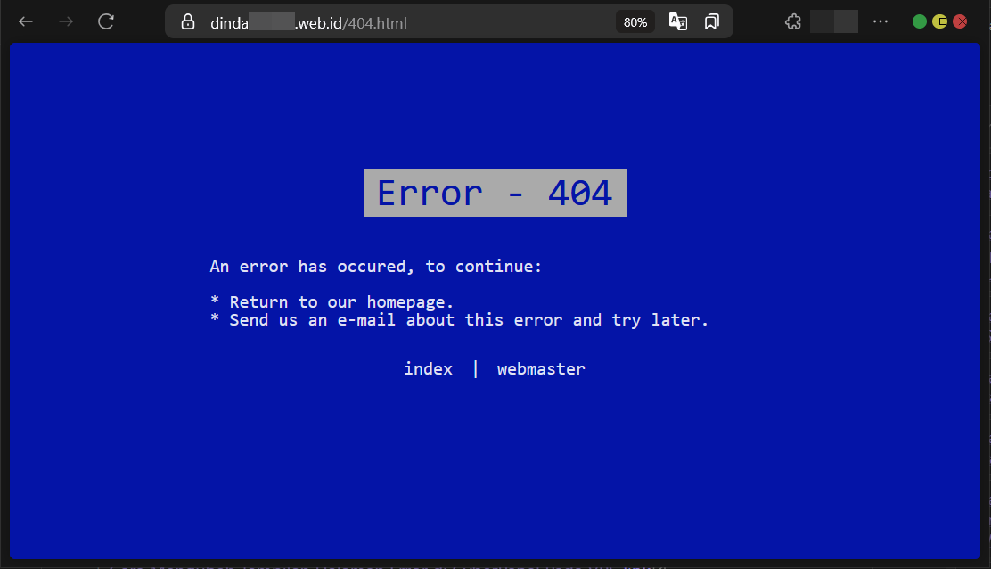 Cara Ubah Tampilan Halaman Eror Web di CyberPanel