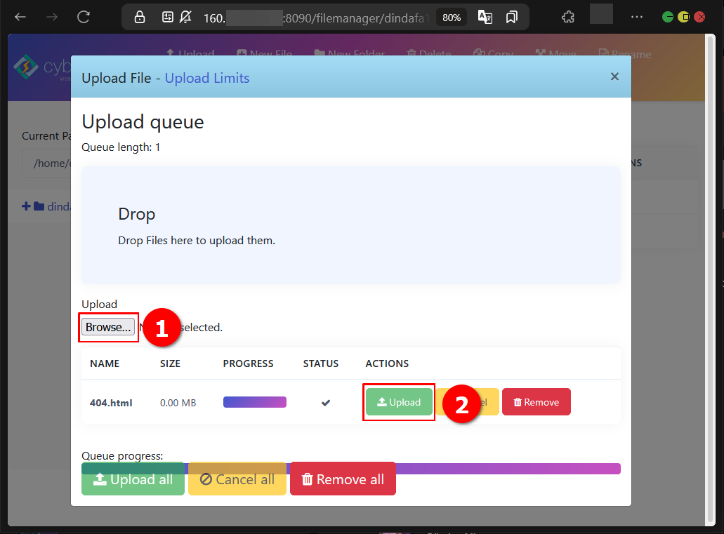 Cara Ubah Tampilan Halaman Eror Web di CyberPanel 1